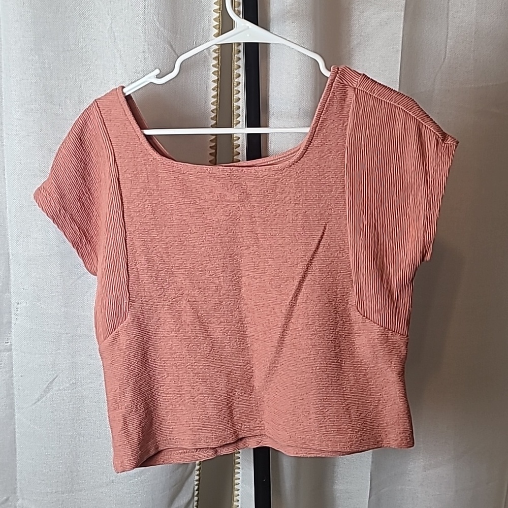 Madewell | Ottoman Top in Dusty Rose Size XS Oversized - Picture 2 of 4